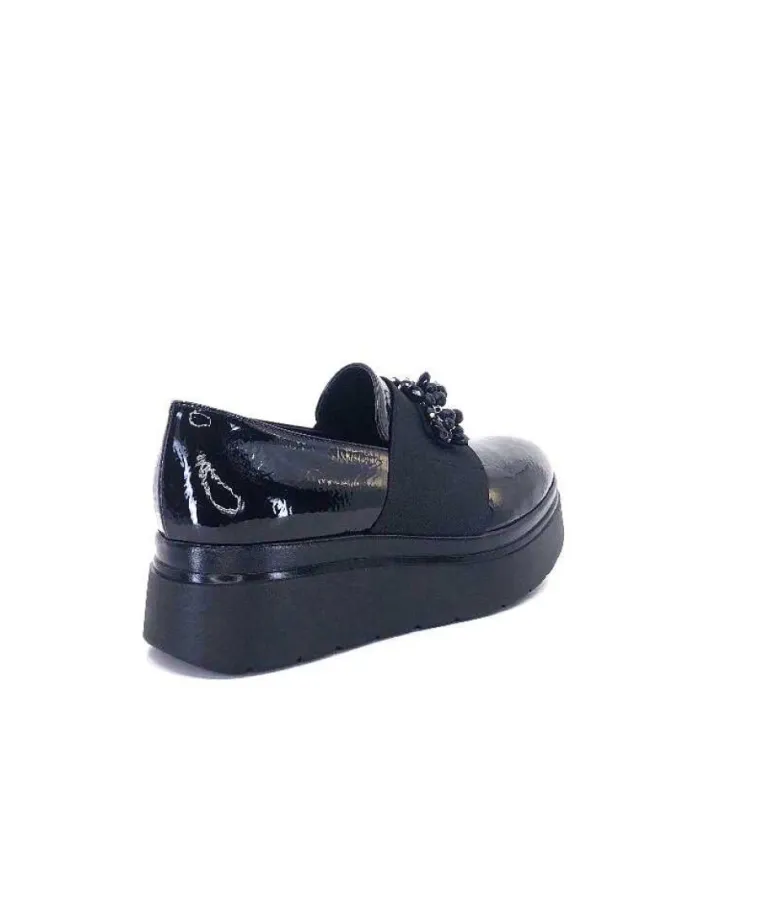 Ivoire 2C4386 Cuir Vernis Noir