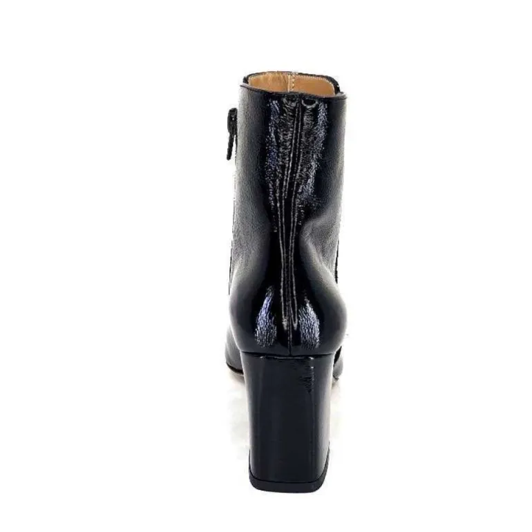 Ivoire Ch6556 Cuir Vernis Noir