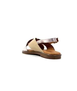 Ivoire 908D Cuir Argent Et Nude