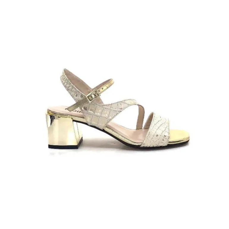 Ivoire F692 Sardegna Cuir Blanc & Or