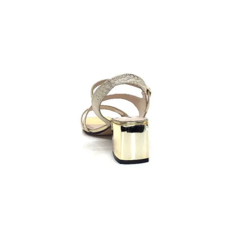 Ivoire F692 Sardegna Cuir Blanc & Or