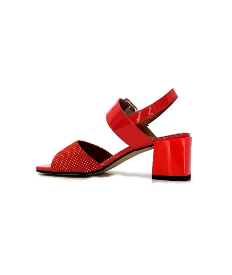 Ivoire F2191 Sardegna Daim Rouge Poid Blanc