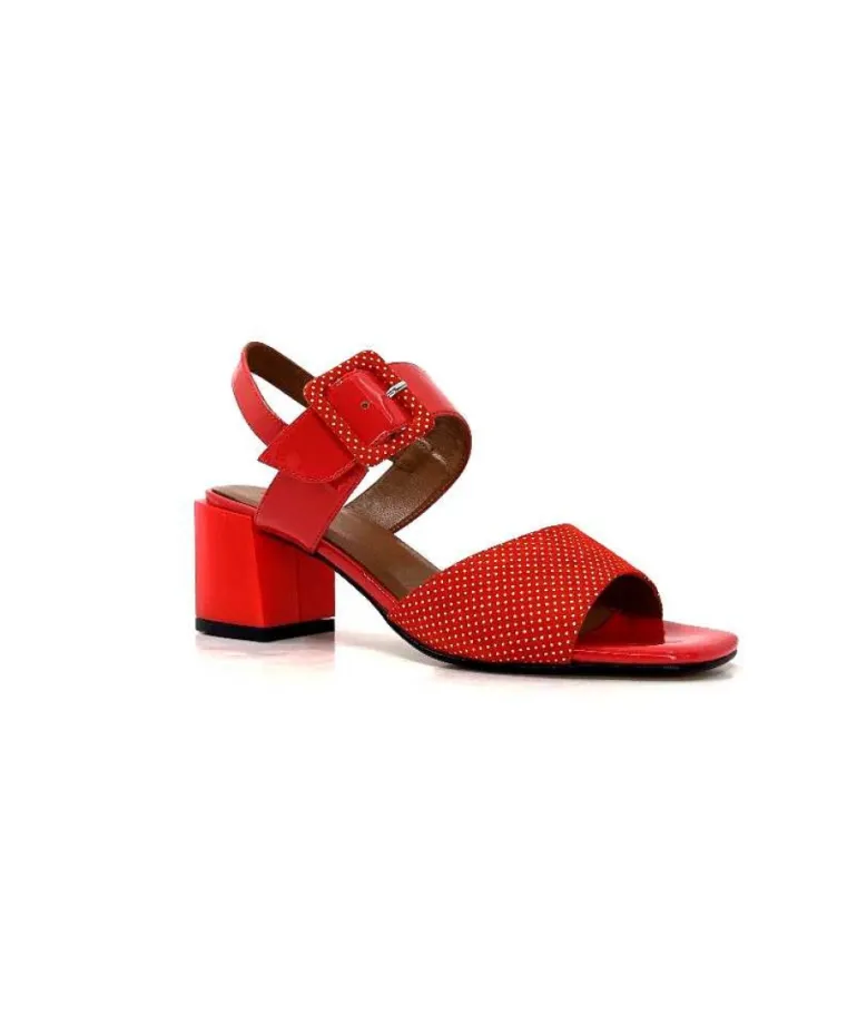 Ivoire F2191 Sardegna Daim Rouge Poid Blanc