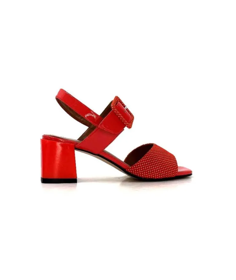 Ivoire F2191 Sardegna Daim Rouge Poid Blanc