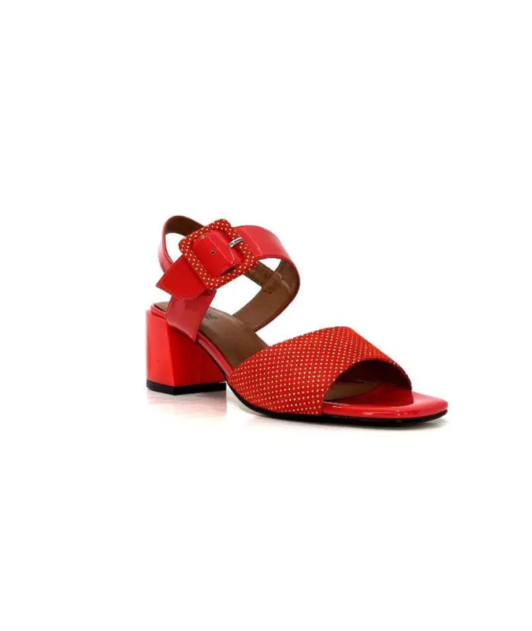 Ivoire F2191 Sardegna Daim Rouge Poid Blanc