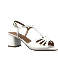 Ivoire F2295 Venezia Cuir Vernis Blanc