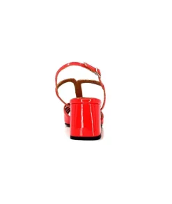 Ivoire F2295 Venezia Cuir Vernis Rouge