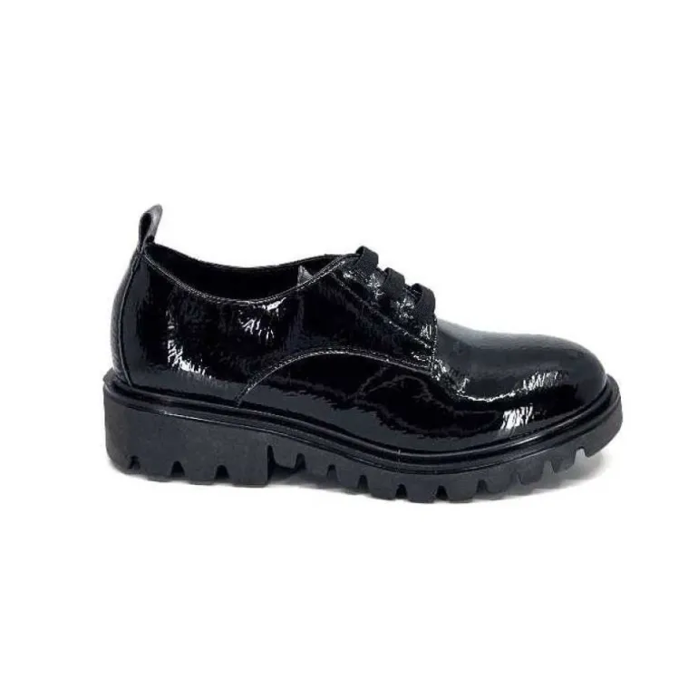Ivoire 3G4835 Cuir Vernis Noir