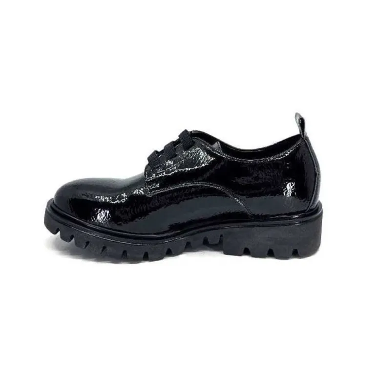 Ivoire 3G4835 Cuir Vernis Noir