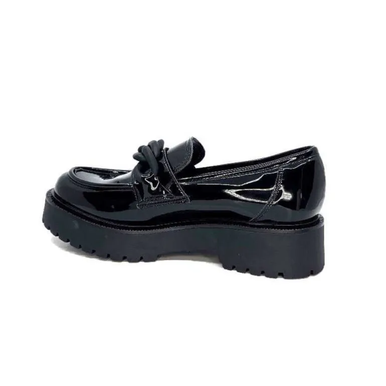 Ivoire 1M4158 Cuir Vernis Noir