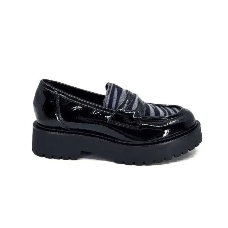 Ivoire 1M4883 Cuir Vernis Noir