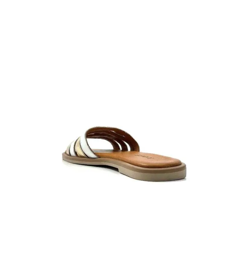 Ivoire Tml 28 Cuir Blanc Or