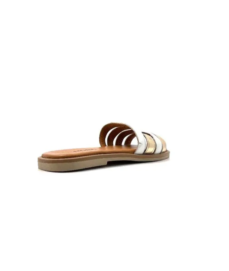 Ivoire Tml 28 Cuir Blanc Or