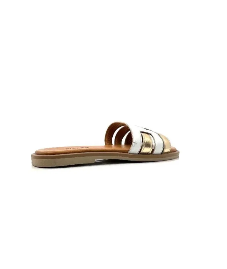 Ivoire Tml 28 Cuir Blanc Or