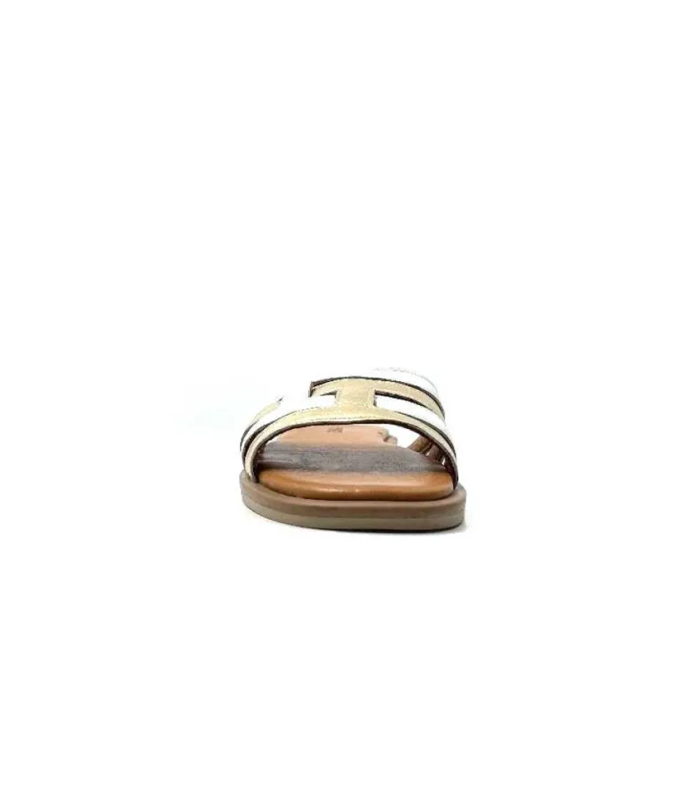 Ivoire Tml 28 Cuir Blanc Or