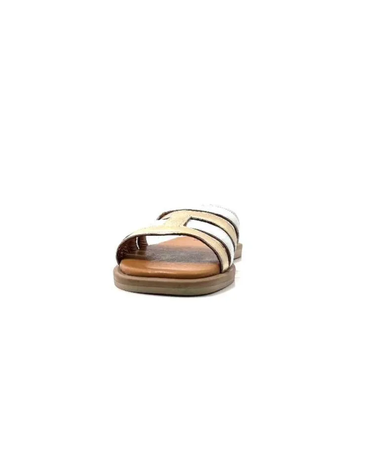 Ivoire Tml 28 Cuir Blanc Or
