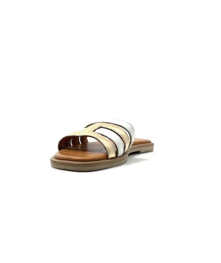 Ivoire Tml 28 Cuir Blanc Or