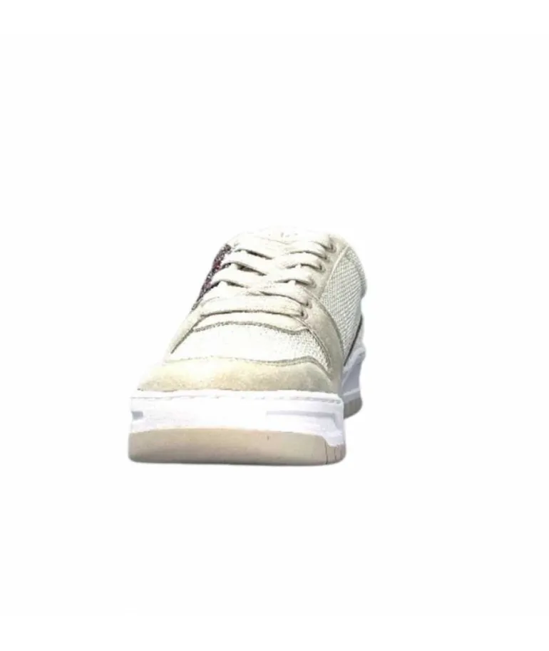 Liu.Jo Ba3093Tx306 Suede Textile Blanc Glitter