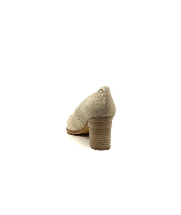 Myma 6627/01 Cuir Beige & Or