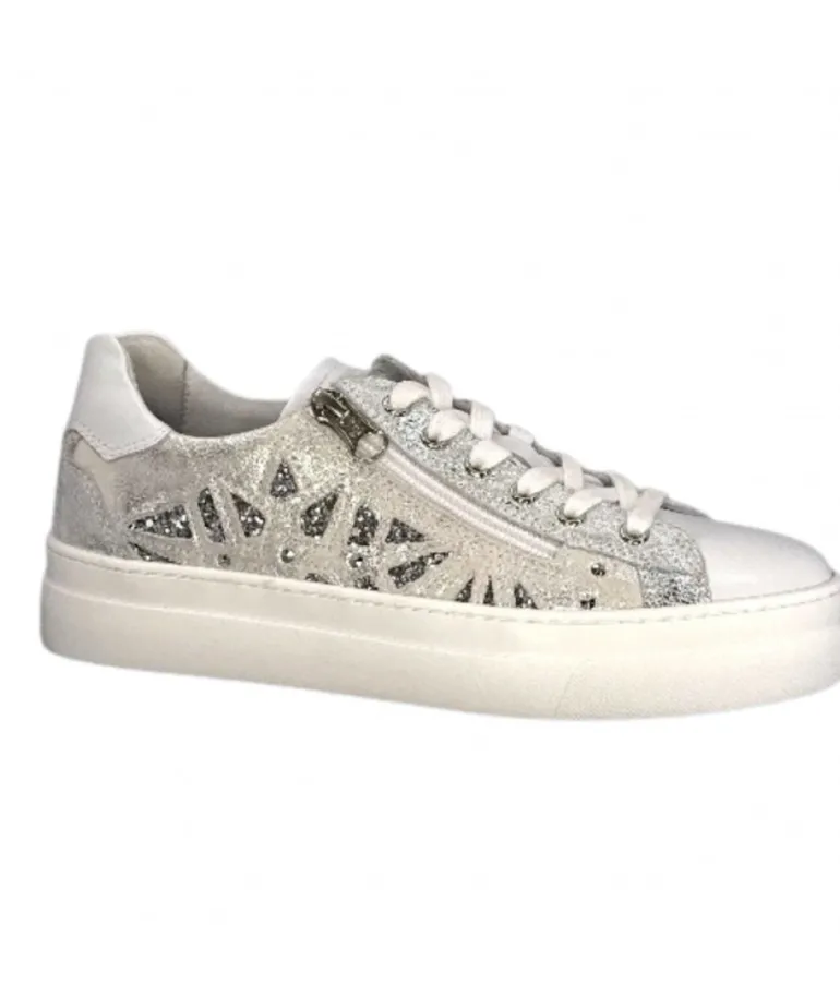 Nero Giardini 306512 D707 Cuir Blanc Argent