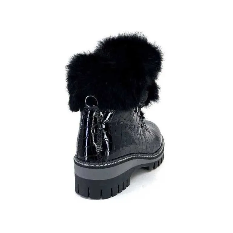 New Italia 1915450 Cuir Vernis Coco Noir