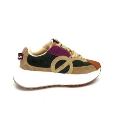 No Name Carter Runner Textile Kaki Noisette