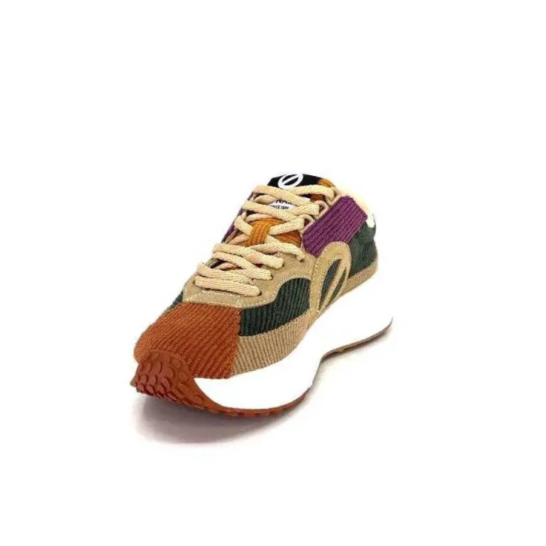 No Name Carter Runner Textile Kaki Noisette
