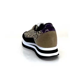 No Name Flex M Jogger Daim Textile Beige Et Noir