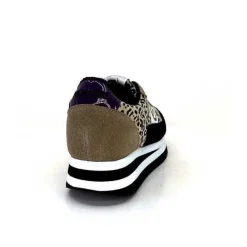 No Name Flex M Jogger Daim Textile Beige Et Noir