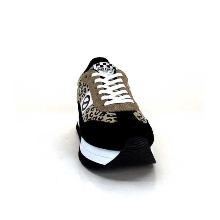 No Name Flex M Jogger Daim Textile Beige Et Noir