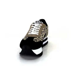 No Name Flex M Jogger Daim Textile Beige Et Noir