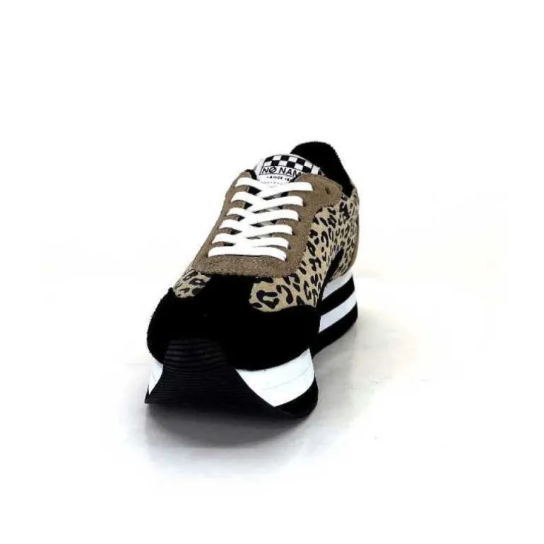 No Name Flex M Jogger Daim Textile Beige Et Noir