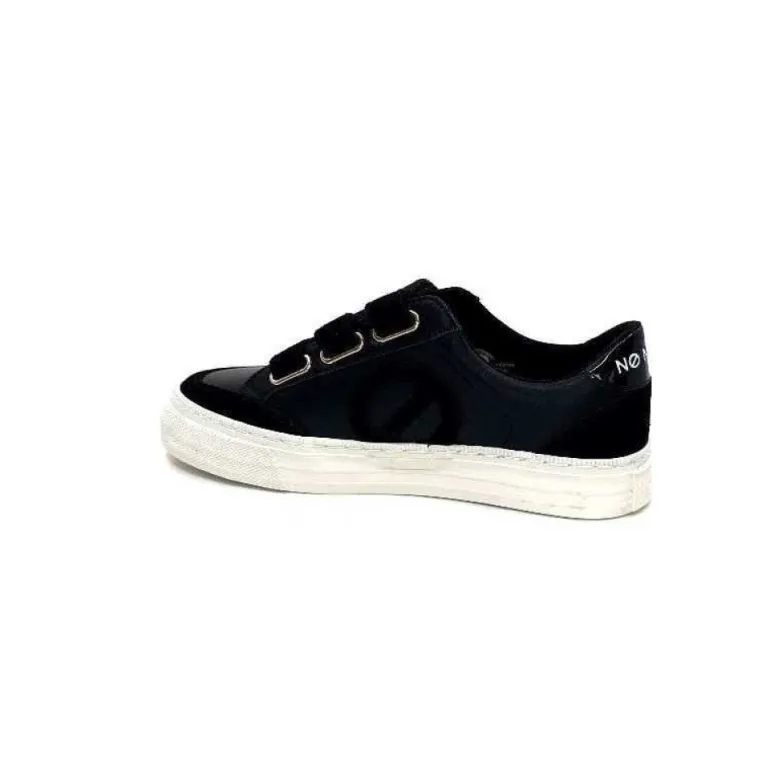 No Name Strike Straps Cuir Noir