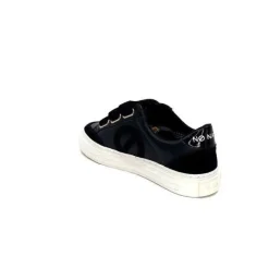 No Name Strike Straps Cuir Noir
