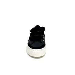 No Name Strike Straps Cuir Noir