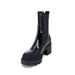 Noa Harmon 9117 Eros Cuir Vernis Noir