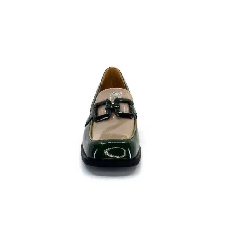 Noa Harmon 9581-M01 Ben Cuir Vernis Vert