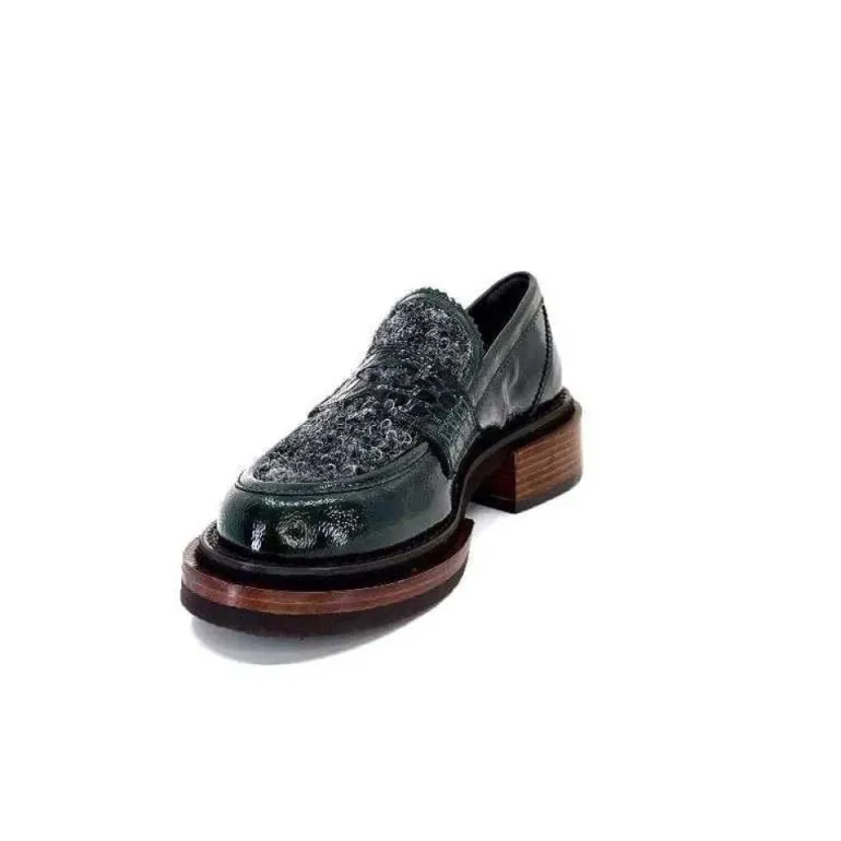 Pertini 32416 D8 Cuir Vernis Vert