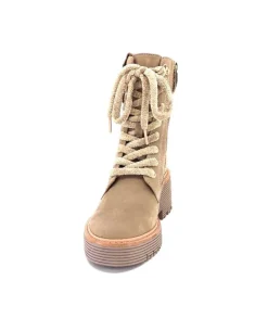 Regarde Le Ciel Marta02 Cuir Velour Cerbiatto