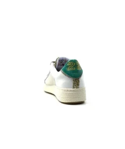 Semerdjian Smr Duck 9433 Cuir Blanc Glitter Or