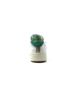 Semerdjian Smr Duck 9433 Cuir Blanc Glitter Or