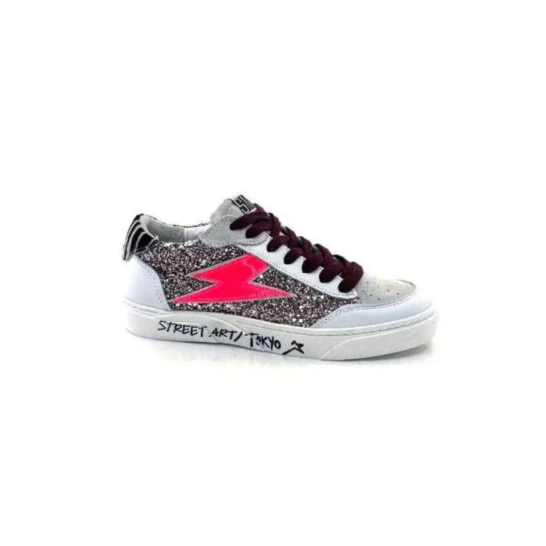 Semerdjian Smr23 Taline 10435 Cuir Blanc Glitter Rose