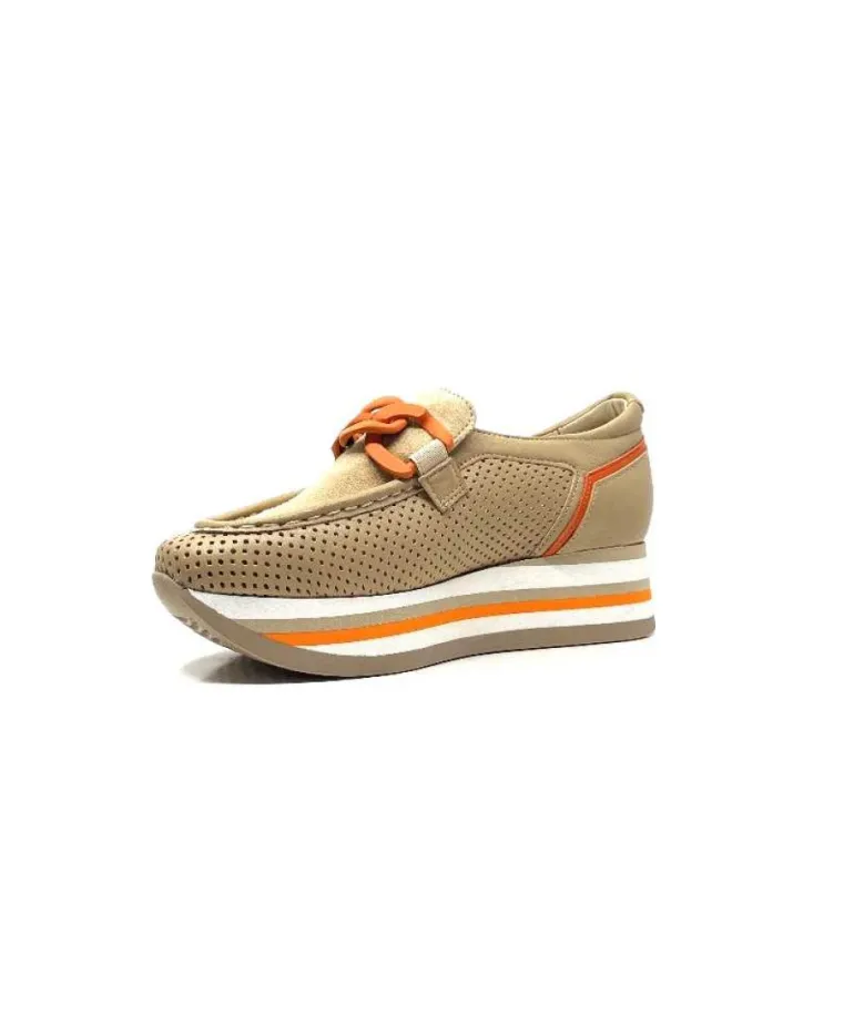 Softwaves 7-78-56 Cuir Et Daim Camel