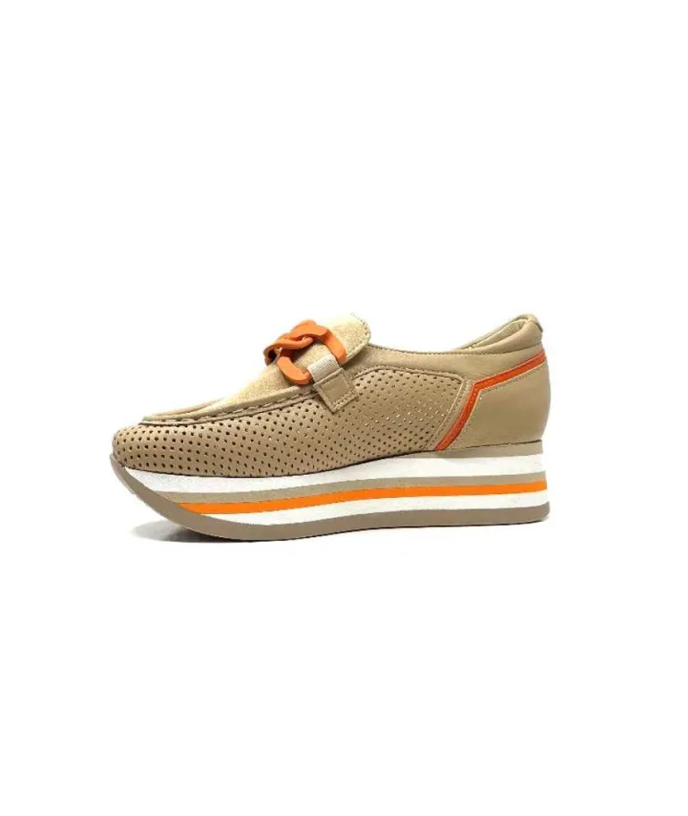 Softwaves 7-78-56 Cuir Et Daim Camel