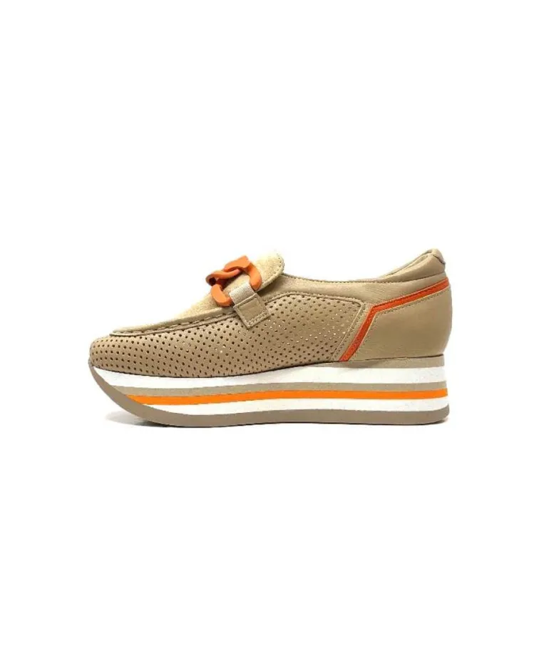Softwaves 7-78-56 Cuir Et Daim Camel