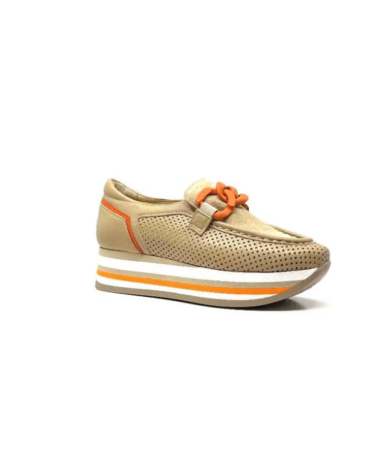 Softwaves 7-78-56 Cuir Et Daim Camel