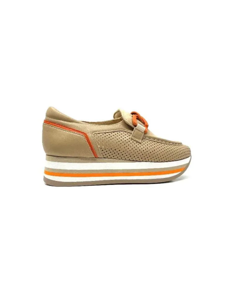 Softwaves 7-78-56 Cuir Et Daim Camel