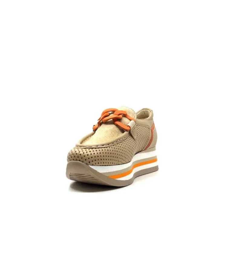 Softwaves 7-78-56 Cuir Et Daim Camel