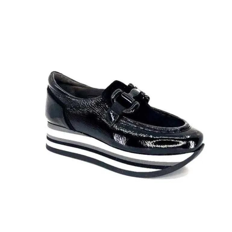 Softwaves 7.78.61 Cuir Vernis Et Daim Noir