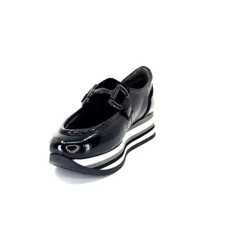 Softwaves 7.78.61 Cuir Vernis Et Daim Noir